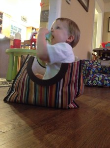 He's trying to eat keys. He's not ready for this