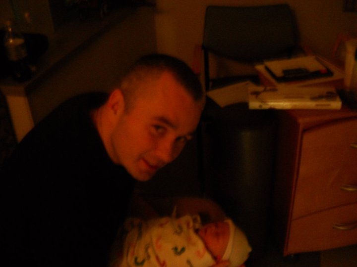 First night as a dad, last night I was aware of things in the world outside my home